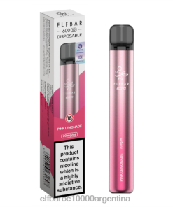 ELFBAR 600V2 vaporizador desechable limonada rosa N6DH07 - Elf Bar Comprar