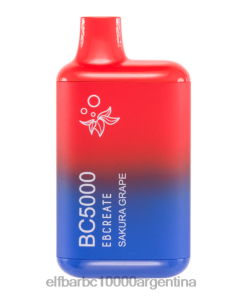 ELFBAR BC5000 vaporizador desechable uva sakura N6DH0204 - Elf Bar Argentina