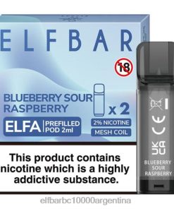 ELFBAR ELFA cápsula precargada (paquete de 2) arándano frambuesa agria N6DH0114 - Elf Bar Argentina