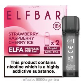 ELFBAR ELFA cápsula precargada (paquete de 2) fresa frambuesa cereza hielo N6DH0129 - Elf Bar Precio
