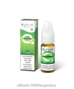 ELFBAR ELFLIQ sales de nic menta verde N6DH0184 - Vape Elf Bar Comprar