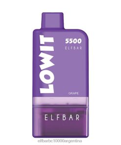 ELFBAR LOWIT 5500 kit de cápsulas precargadas uva N6DH0364 - Vape Elf Bar Comprar