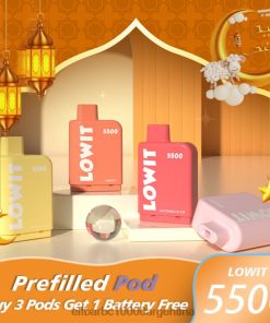 ELFBAR LOWIT 5500 vaina precargada hielo de arándanos N6DH0374 - Elf Bar Argentina