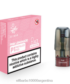 ELFBAR Mate 500 P1 cápsulas precargadas (paquete de 2) limonada rosa N6DH0150 - Elf Bar Argentina