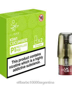 ELFBAR Mate 500 P1 cápsulas precargadas (paquete de 2) xenón N6DH0168 - Elf Bar Argentina